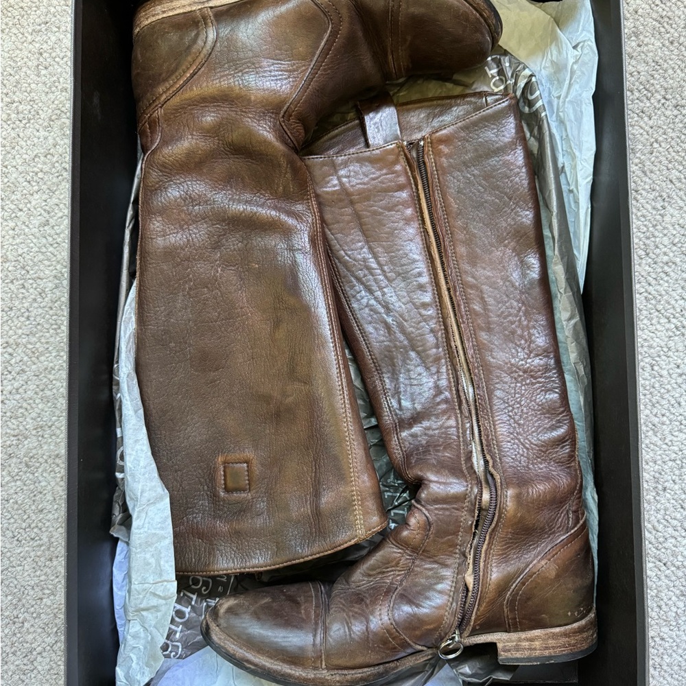 Gidigio brown leather boots